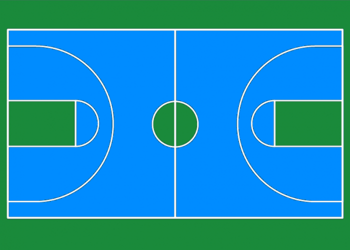 Mẫu thiết kế sân bóng rổ 02