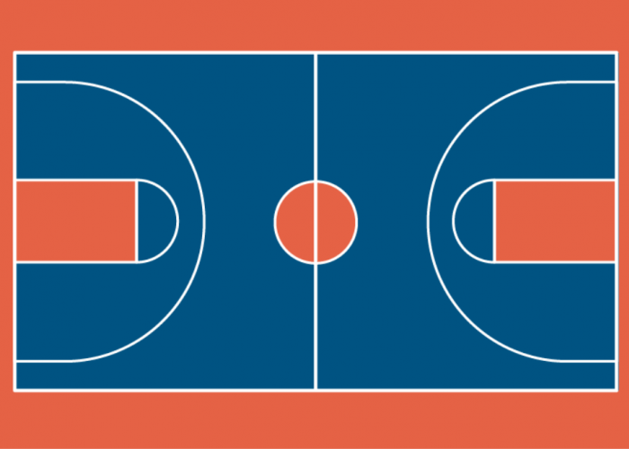 Mẫu thiết kế sân bóng rổ 04