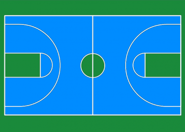 Mẫu thiết kế sân bóng rổ 02