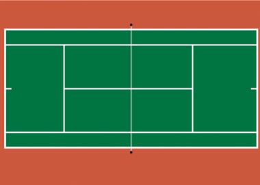 Mẫu thiết kế sân tennis 01